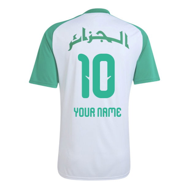 2026-2027 Algeria Away Pre-Match Shirt (White) (Your Name)-SoccerKits Hub | Buy Soccer Jerseys Online